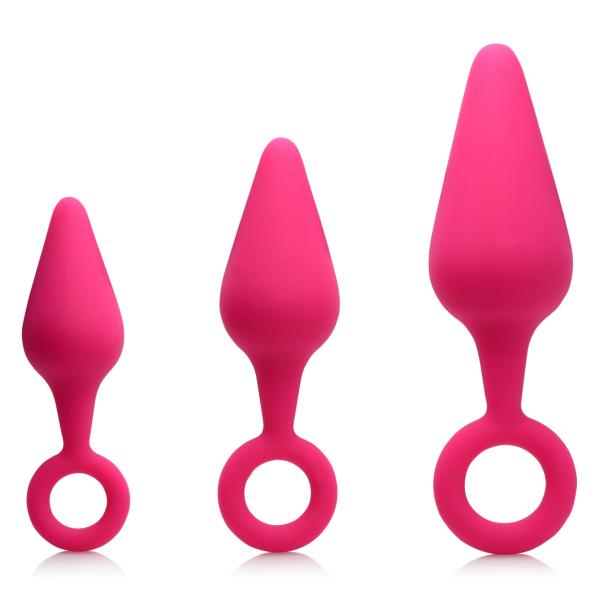 3 Piece Silicone Anal Plug Trainer Set