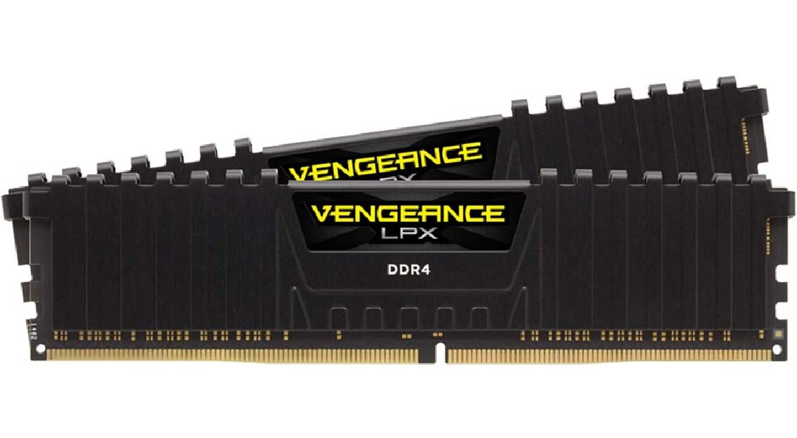Corsair CMK16GX4M2B3200C16 Werkgeheugen Vengeance LPX, 16GB/2 x 8GB, DDR4, 3200Mhz, C16 XMP, Zwart