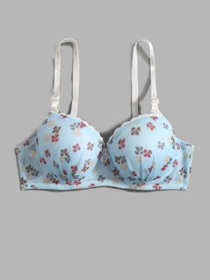 All Over Print Push Up Bra