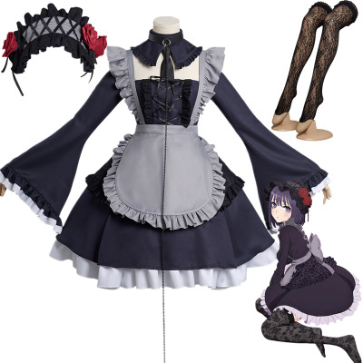 Anime My Dress Up Darling Cosplay Costume Marin Kitagawa Kuroe Shizuku Lolita Maid Dress Outfits Halloween Carnival Uniform Suit - Cosplay Costumes - AliExpress