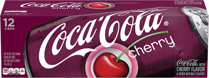Coca-Cola Cherry USA -virvoitusjuoma, 355 ml, 12-PACK 17,99