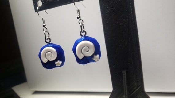 Fossil Earrings animal Crossing | Etsy