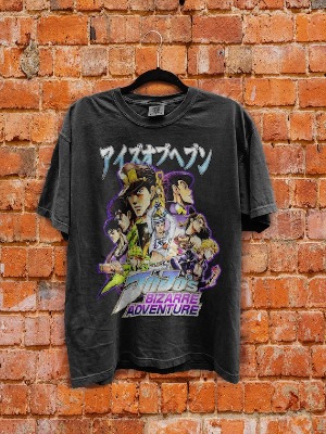 Jojo's Bizarre Adventure Tshirt Anime Tshirt Joseph | Etsy