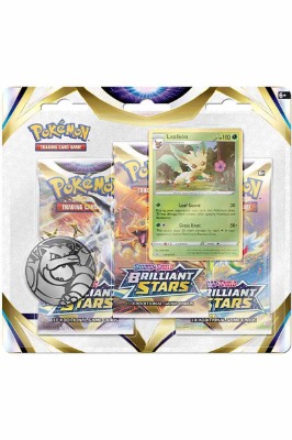 Brilliant Stars Blisterpack med Leafeon och 3 boosterpack - Pocket Monster