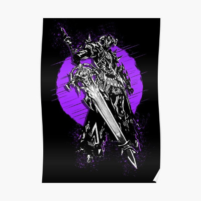Dark Knight - Final Fantasy Poster by MyAsianArt