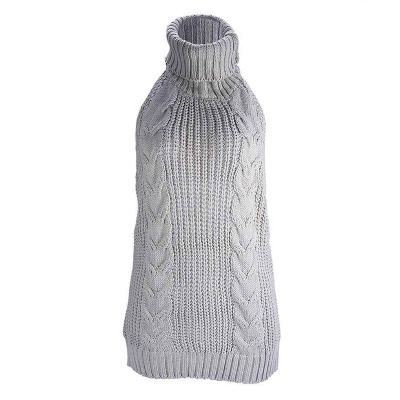 Diamoen Dames cosplay sexy rolkraag gebreid backless Virgin Killer pullover jurk pullover top