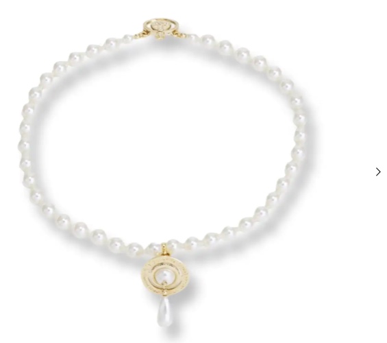 Vivienne Westwood 3D Orb Pearl Necklace