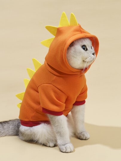 Dinosaur Design Pet Hoodie