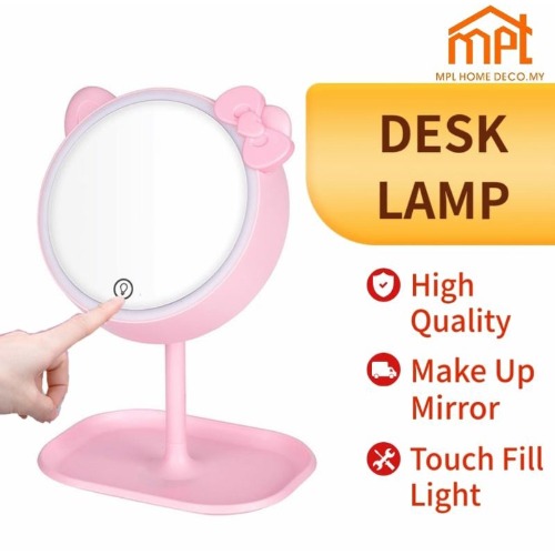 Hello Kitty Desk Lamp Make Up Led Lens Touch Fill Light Mirror