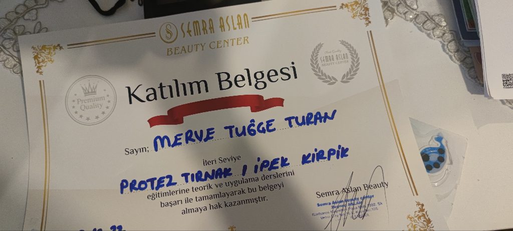 Tuğçe sertifikası
