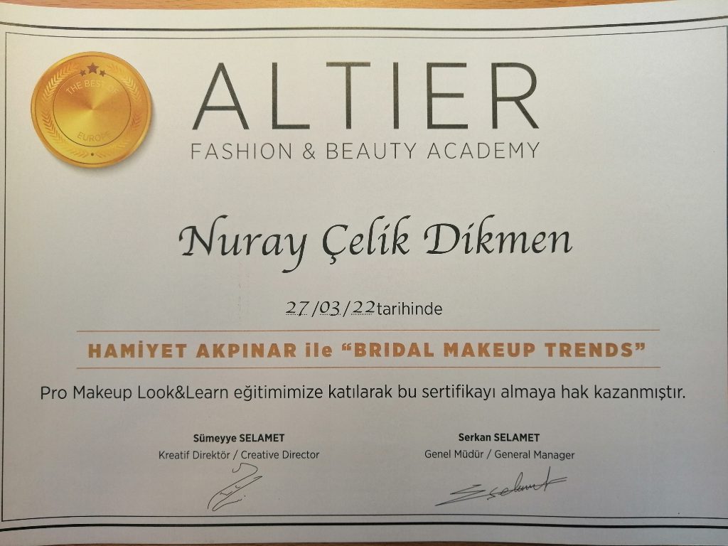 Nuray  sertifikası