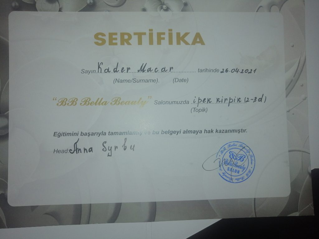 Kader sertifikası