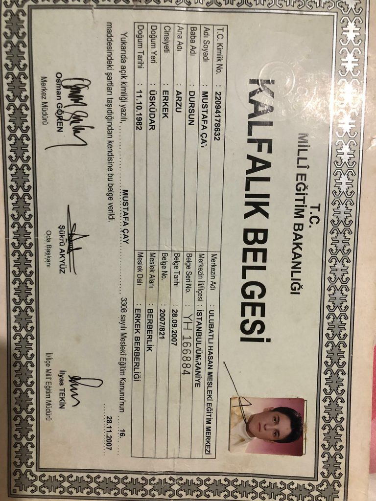 Mustafa sertifikası