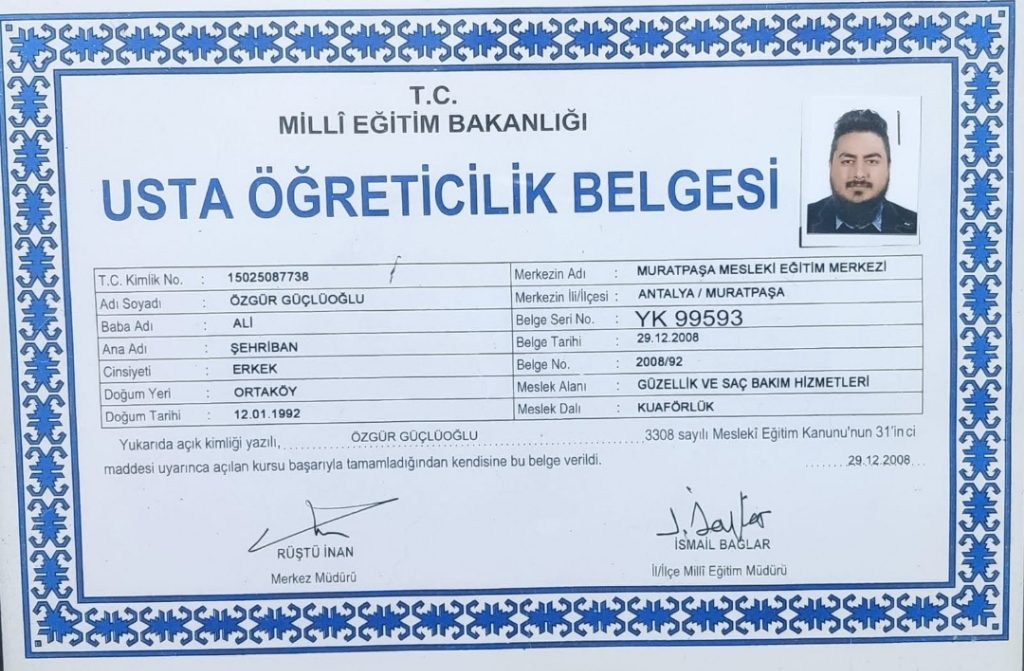 Özgür sertifikası
