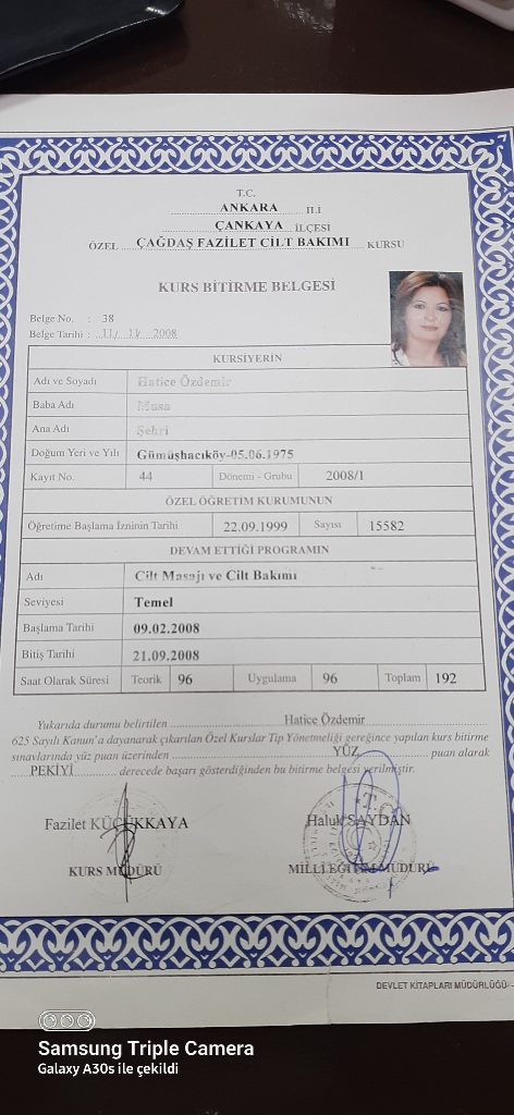 Hatice sertifikası