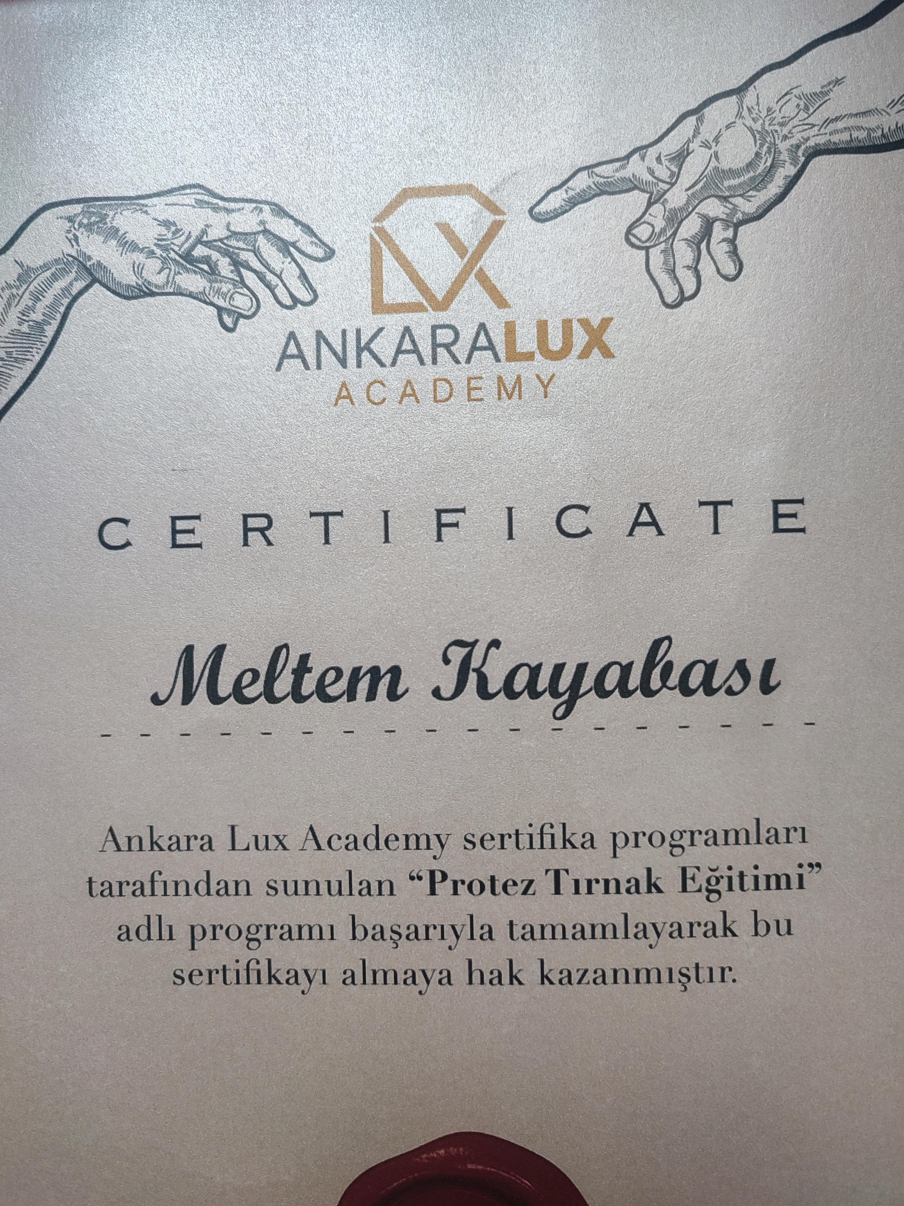 Meltem  sertifikası