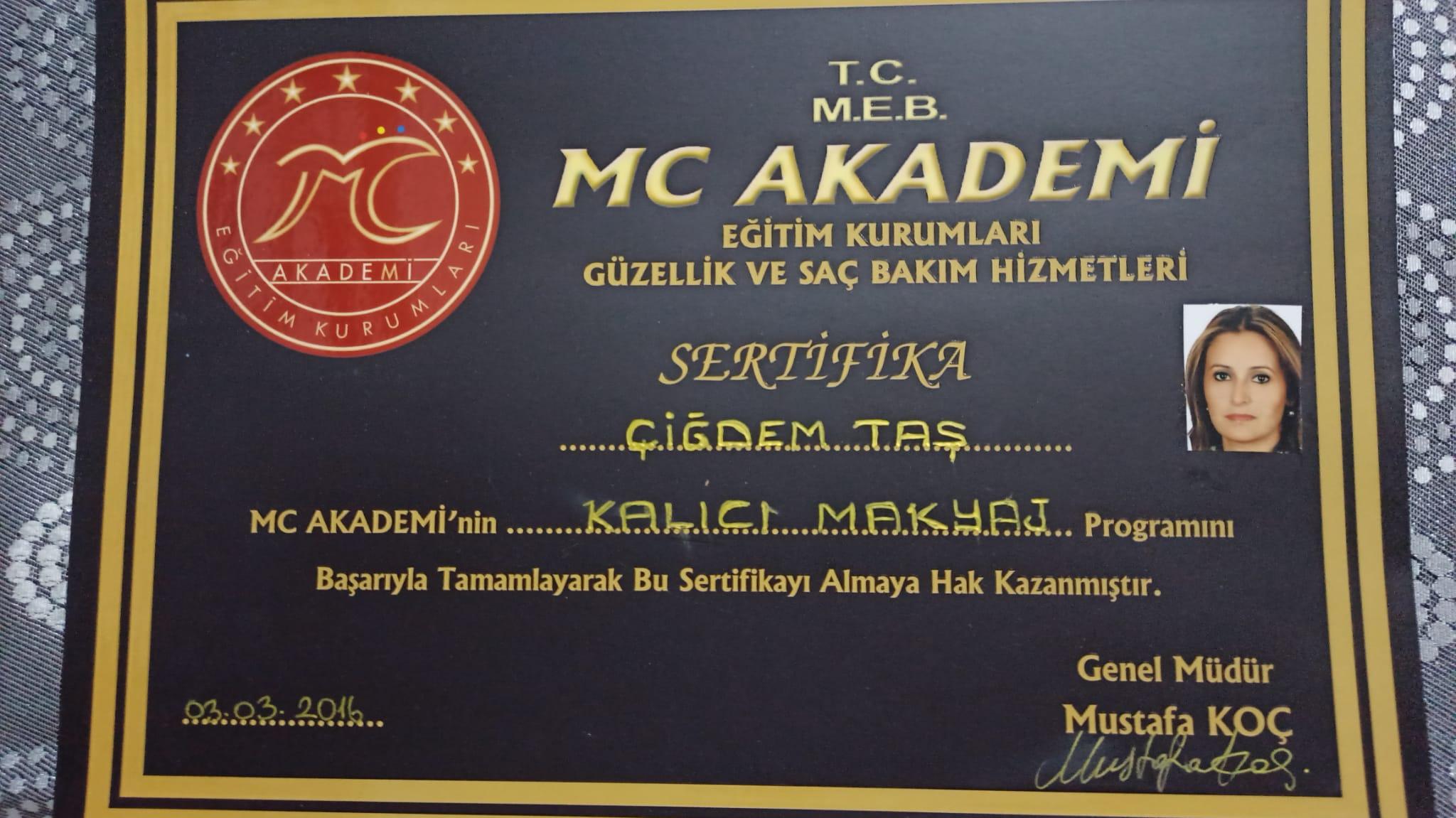 çiğdem  sertifikası