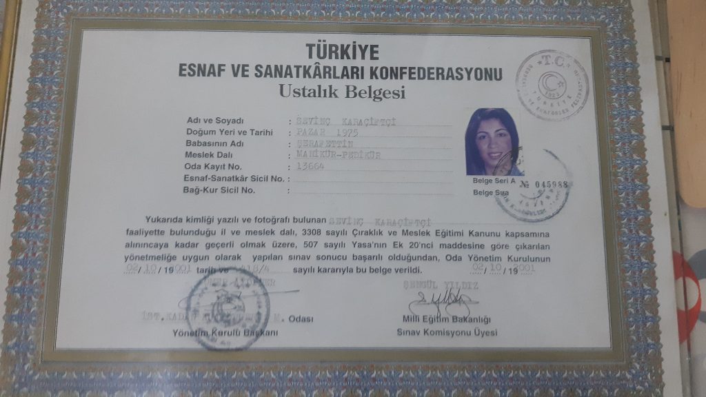 Sevgi sertifikası