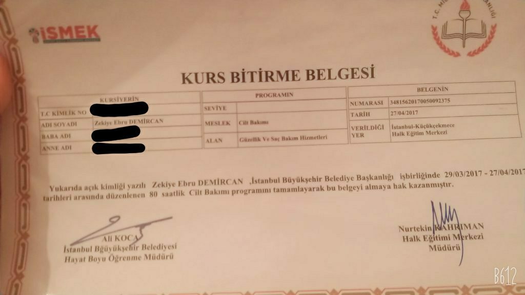 Ebru sertifikası