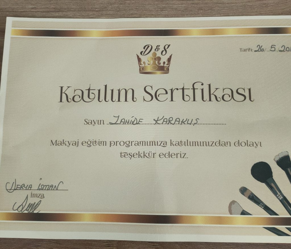 Zahide sertifikası