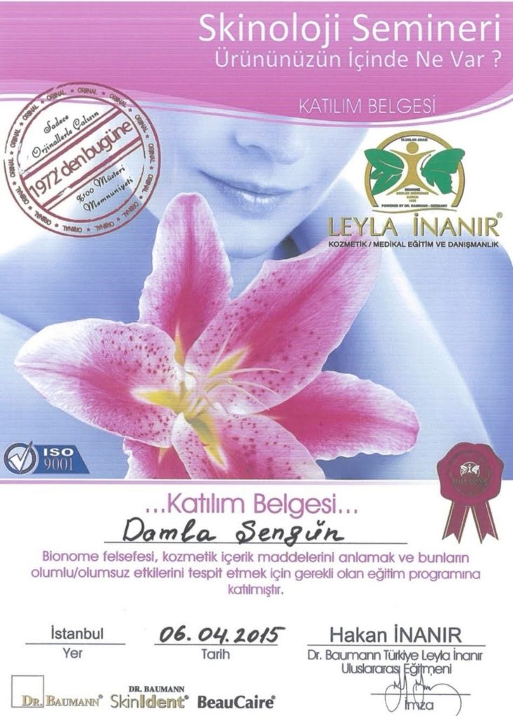 Damla sertifikası