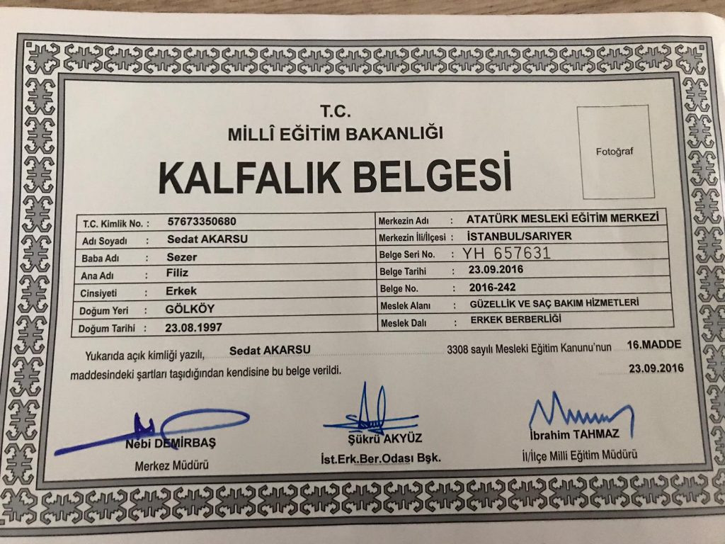 Sedat sertifikası