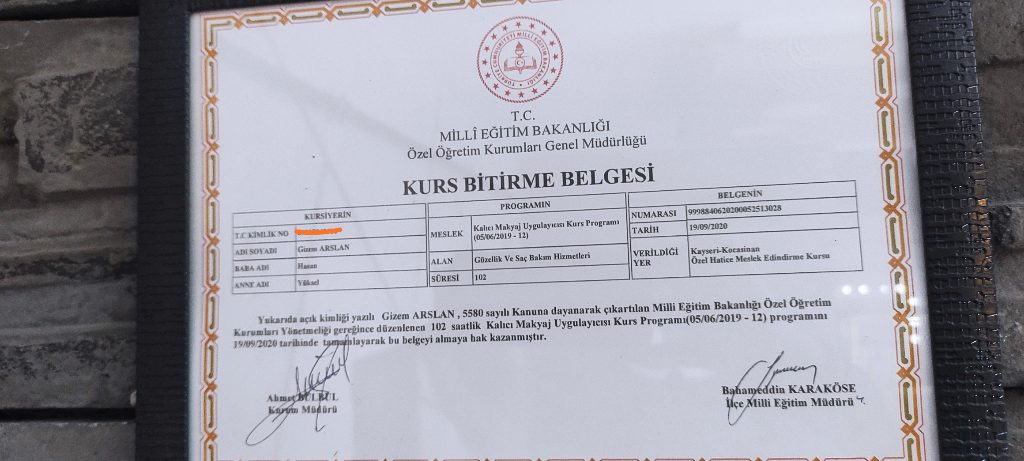 Gizem sertifikası