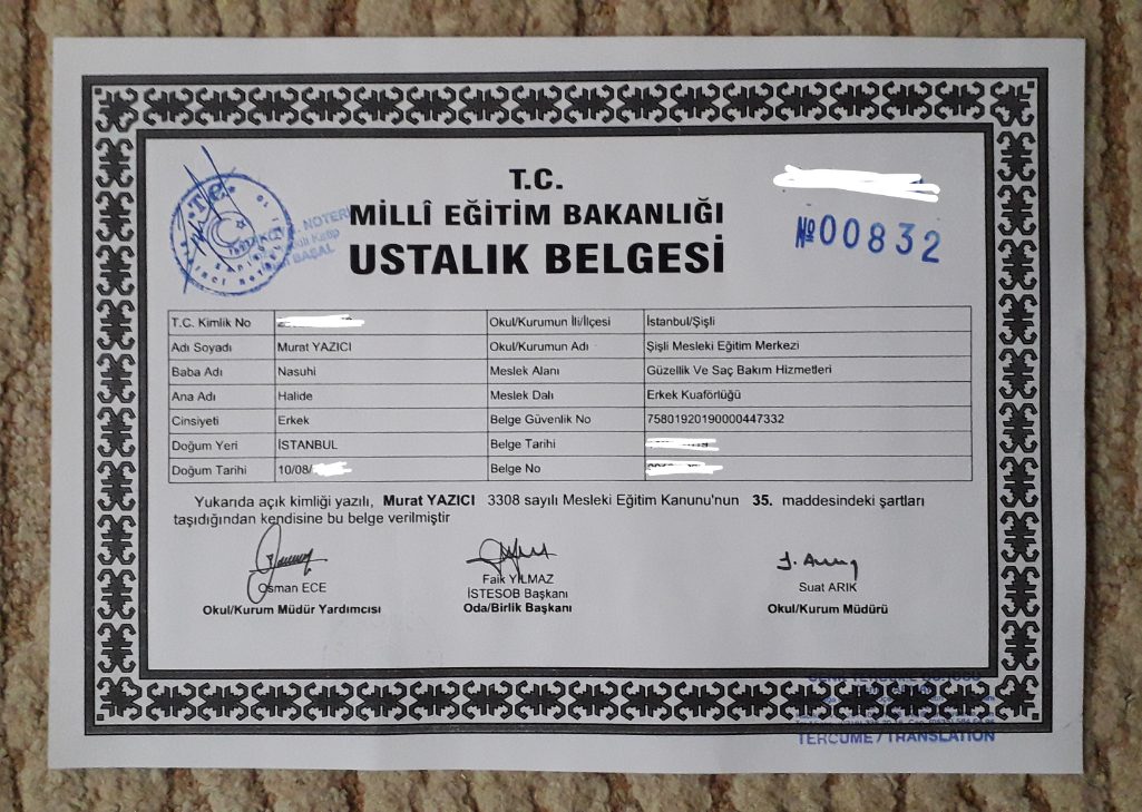 Murat  sertifikası