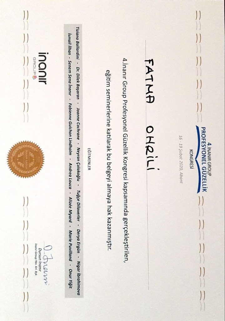 Fatma sertifikası