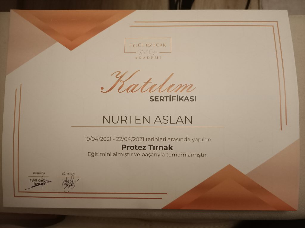 Nurten sertifikası
