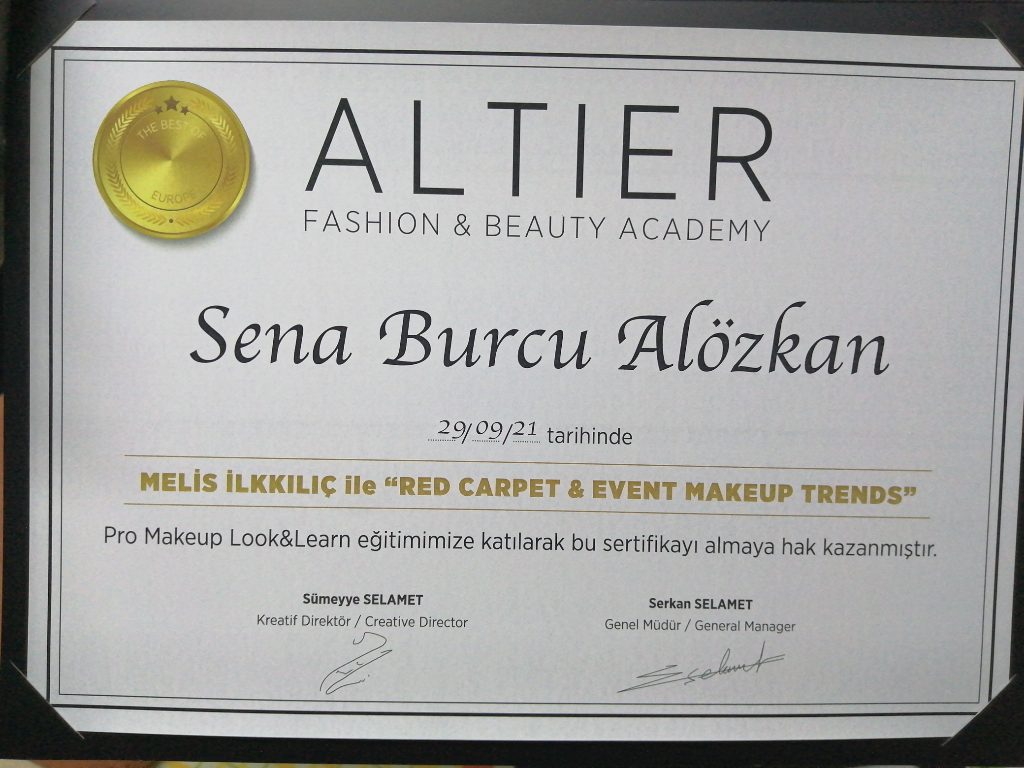 Burcu sertifikası