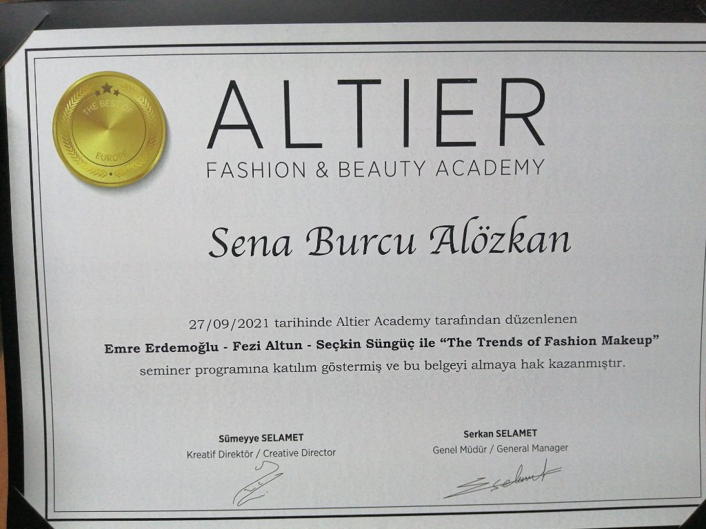 Burcu sertifikası