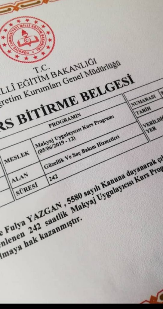 Fulya sertifikası