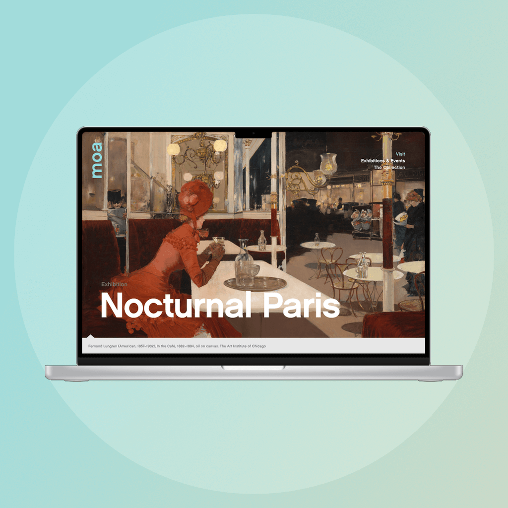 Reimagining Exhibition Web Pages