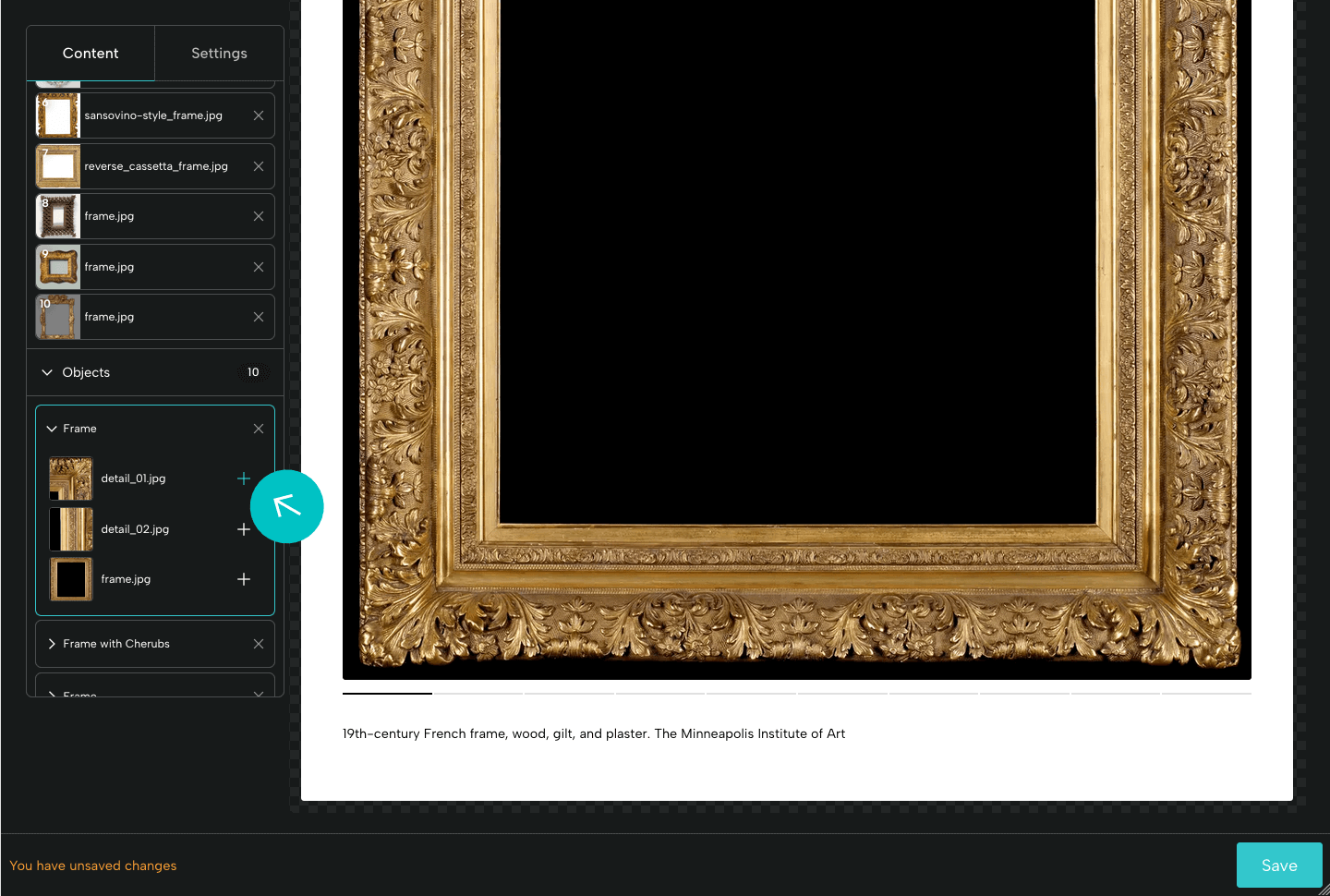 Adding additional files from objects list