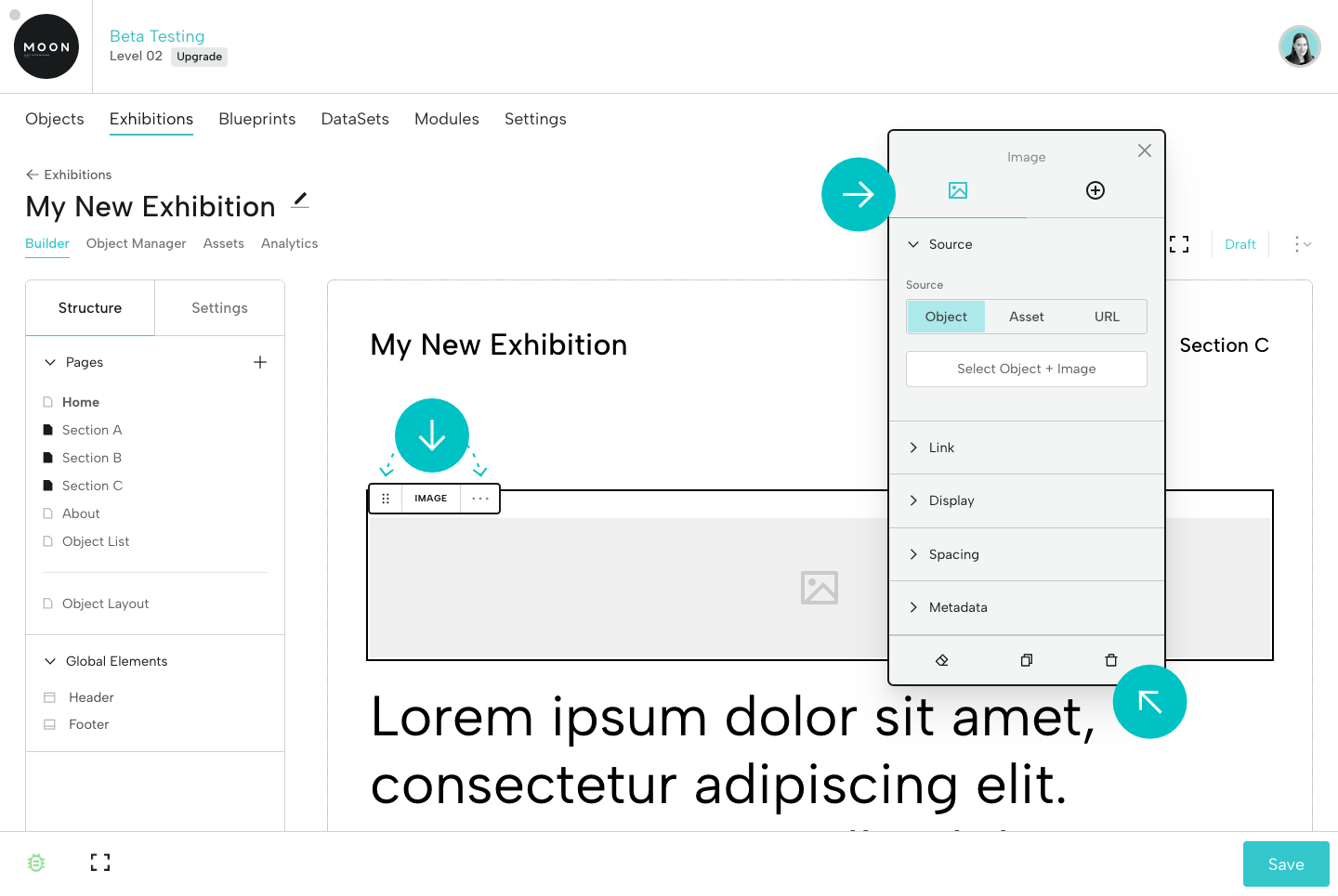 Block Bar and Universal Editor