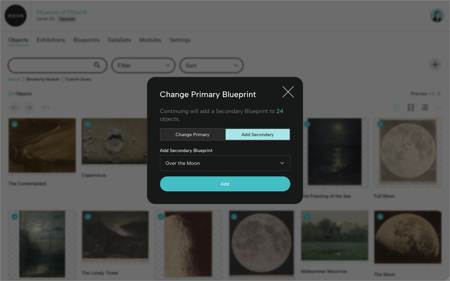Add Secondary Blueprint