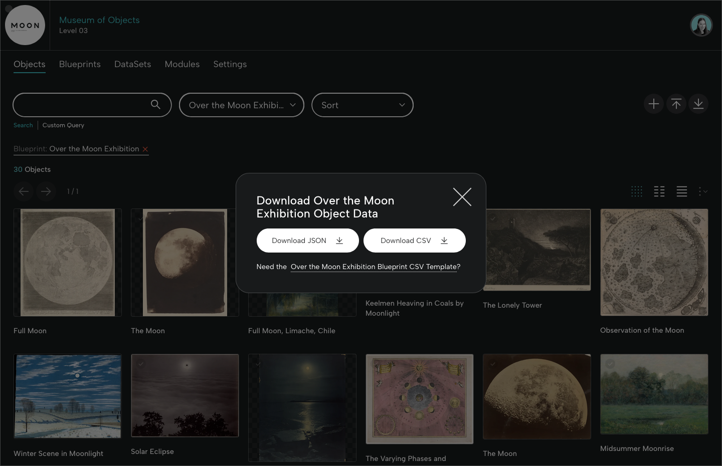 Downloading Object Data
