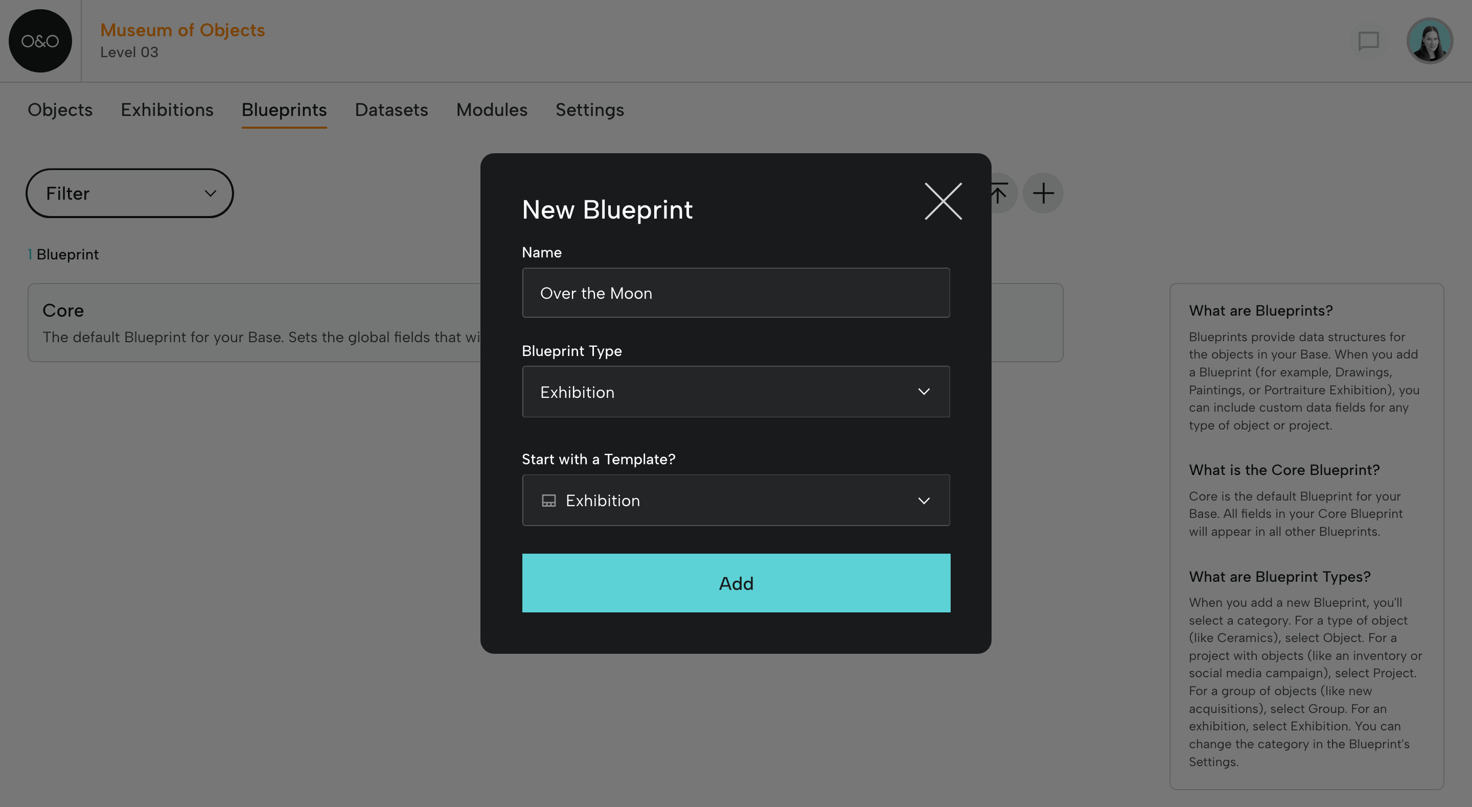 Add Blueprint