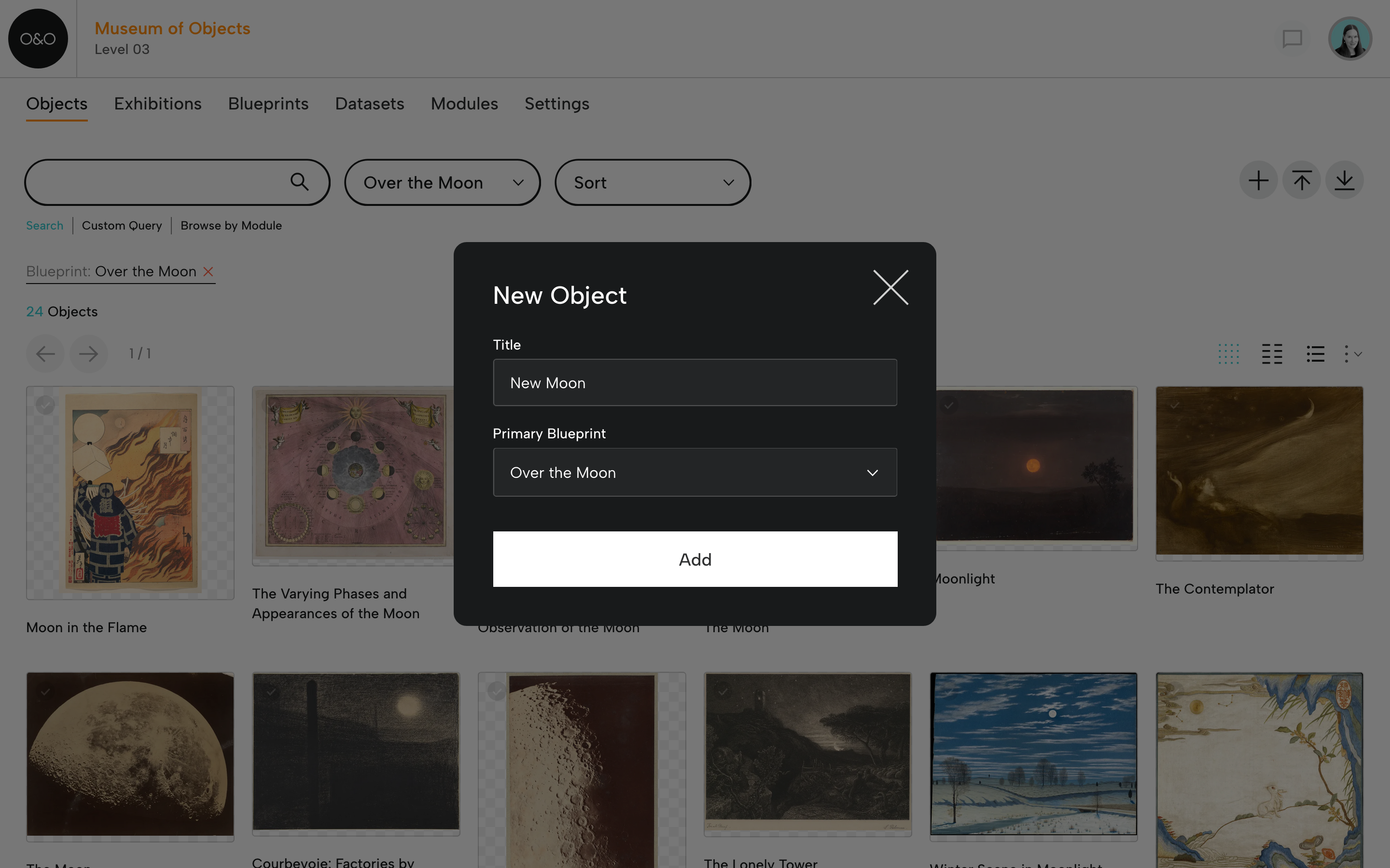 Add an individual object