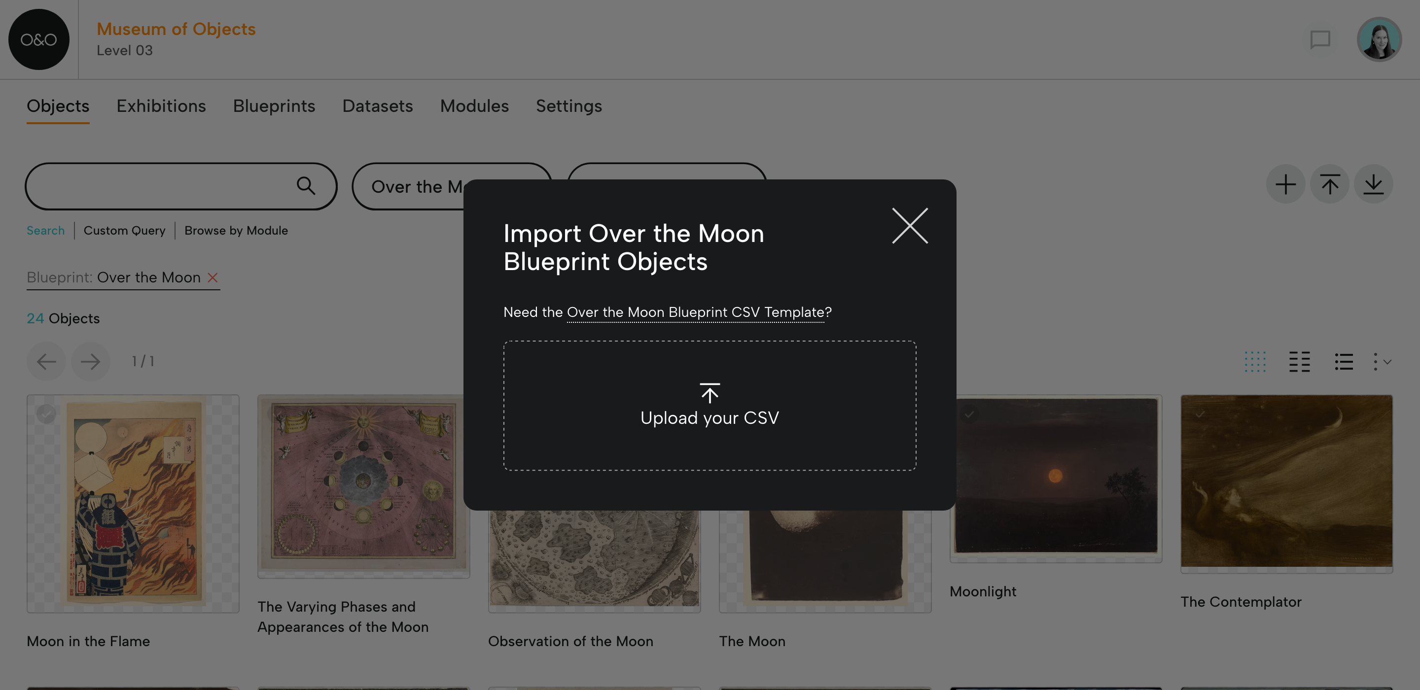 Upload CSV
