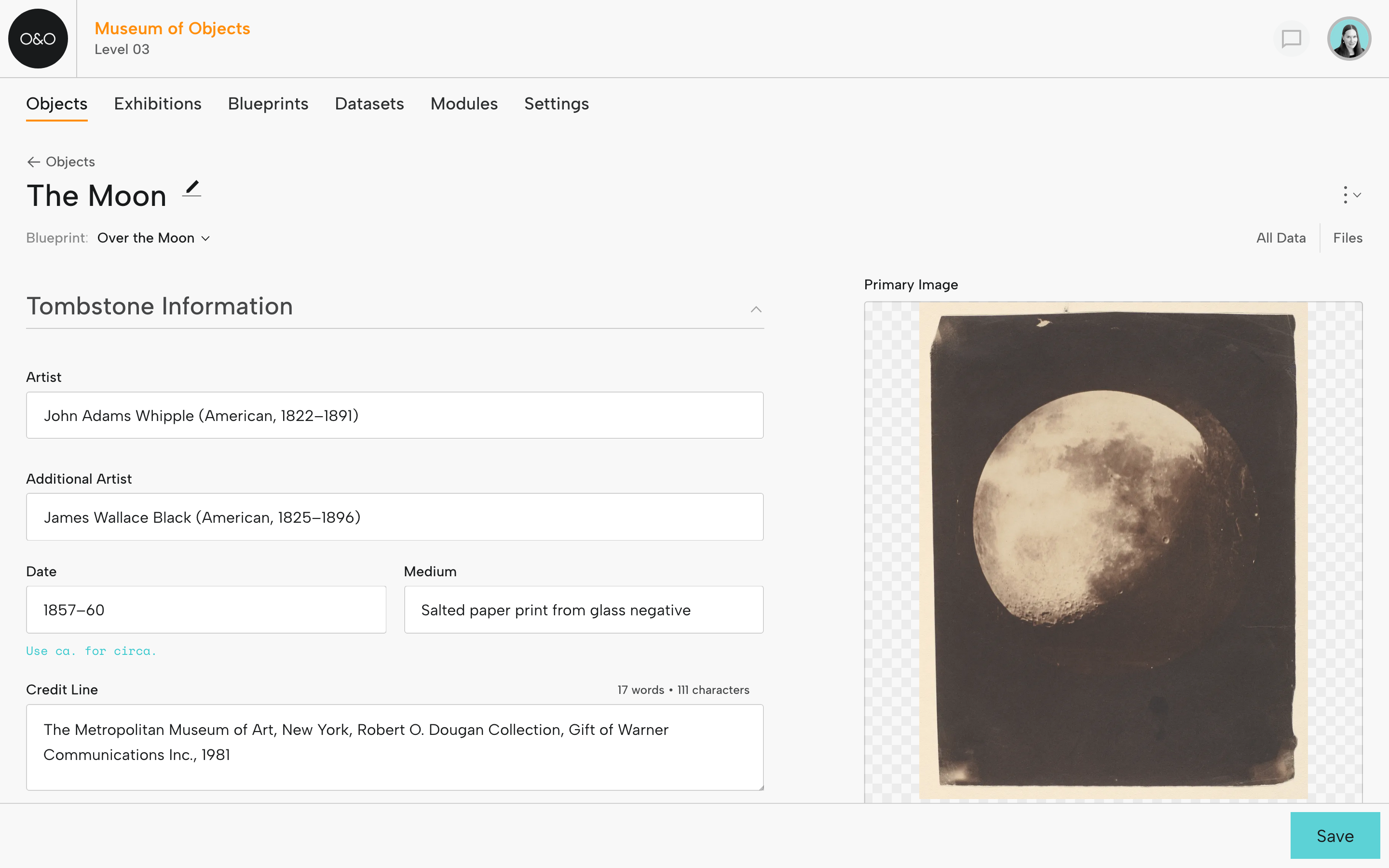 Add Object Data