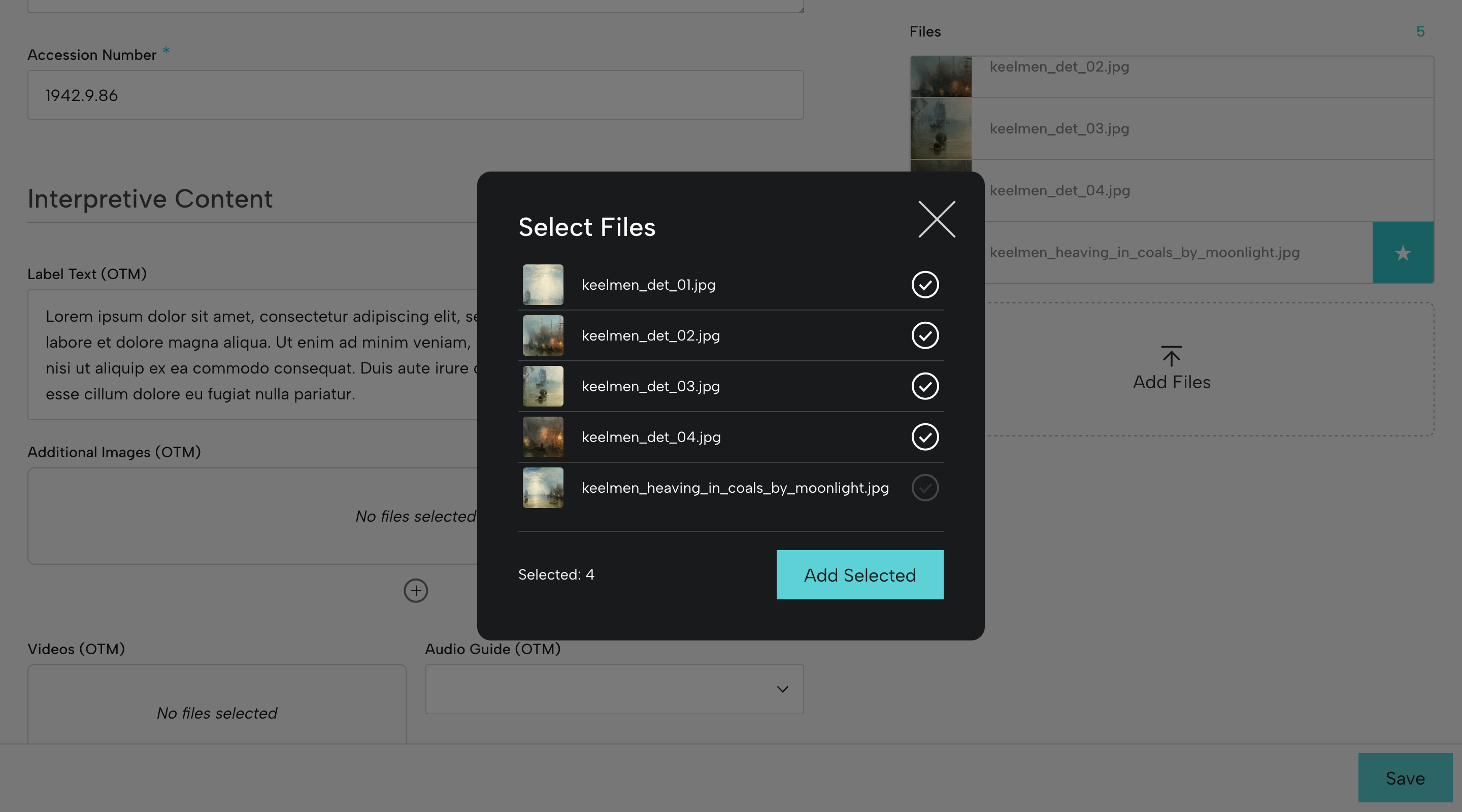 Select Files