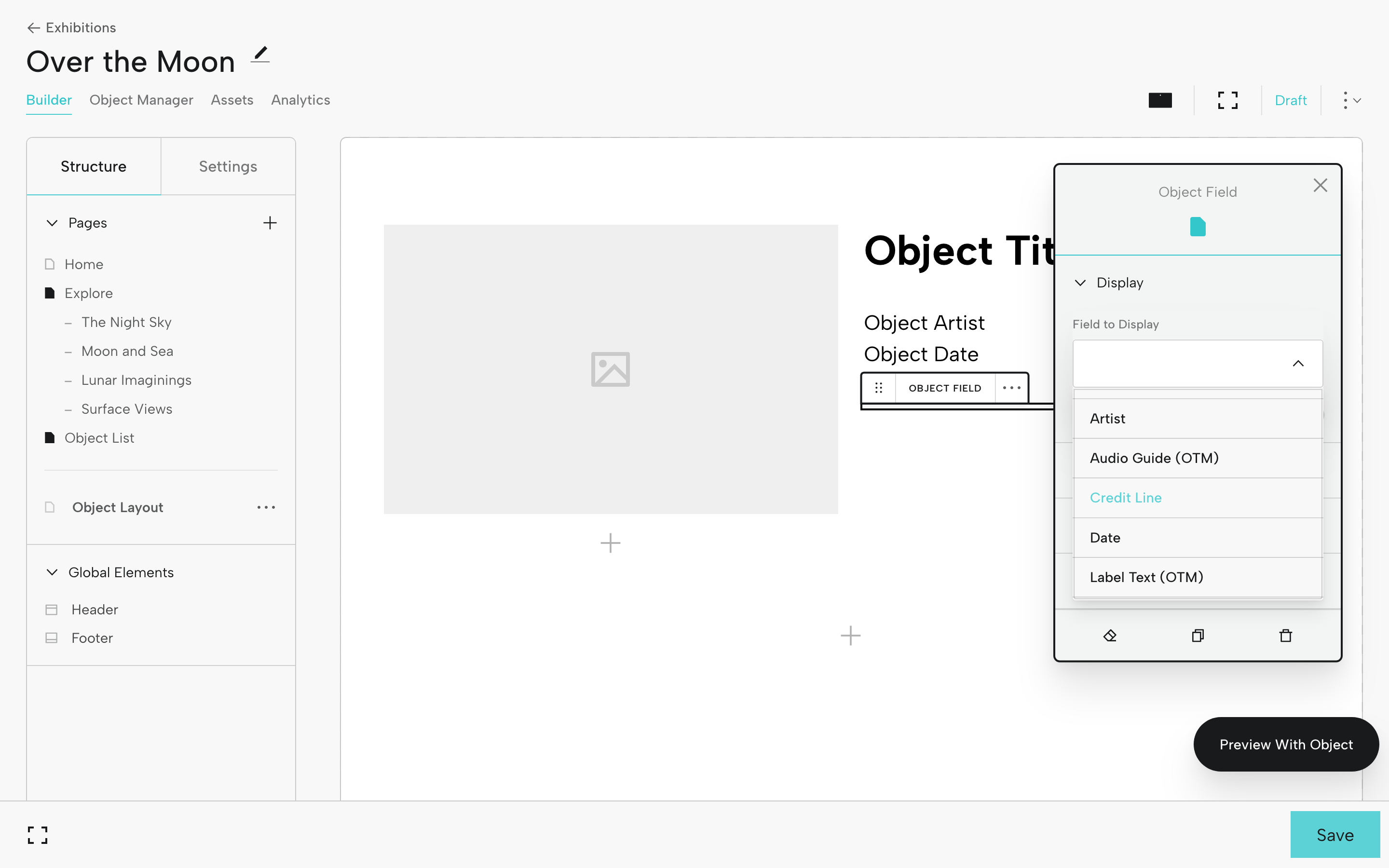Preview an Object
