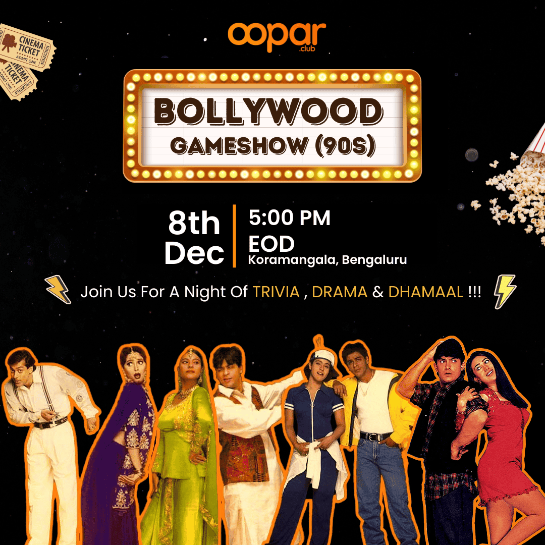 Bollywood Game Show - 90s edition
