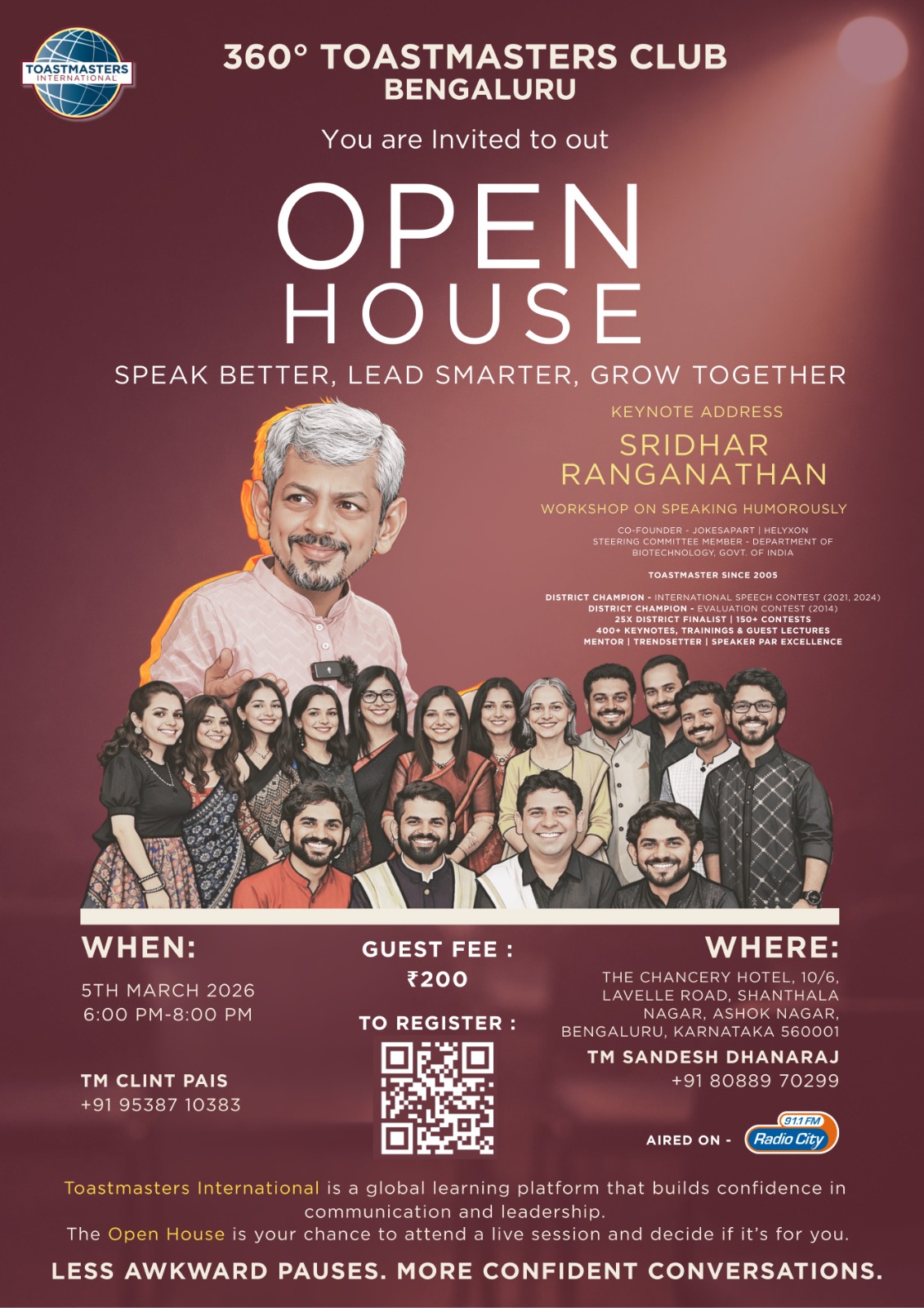 Open house - Toastmasters  