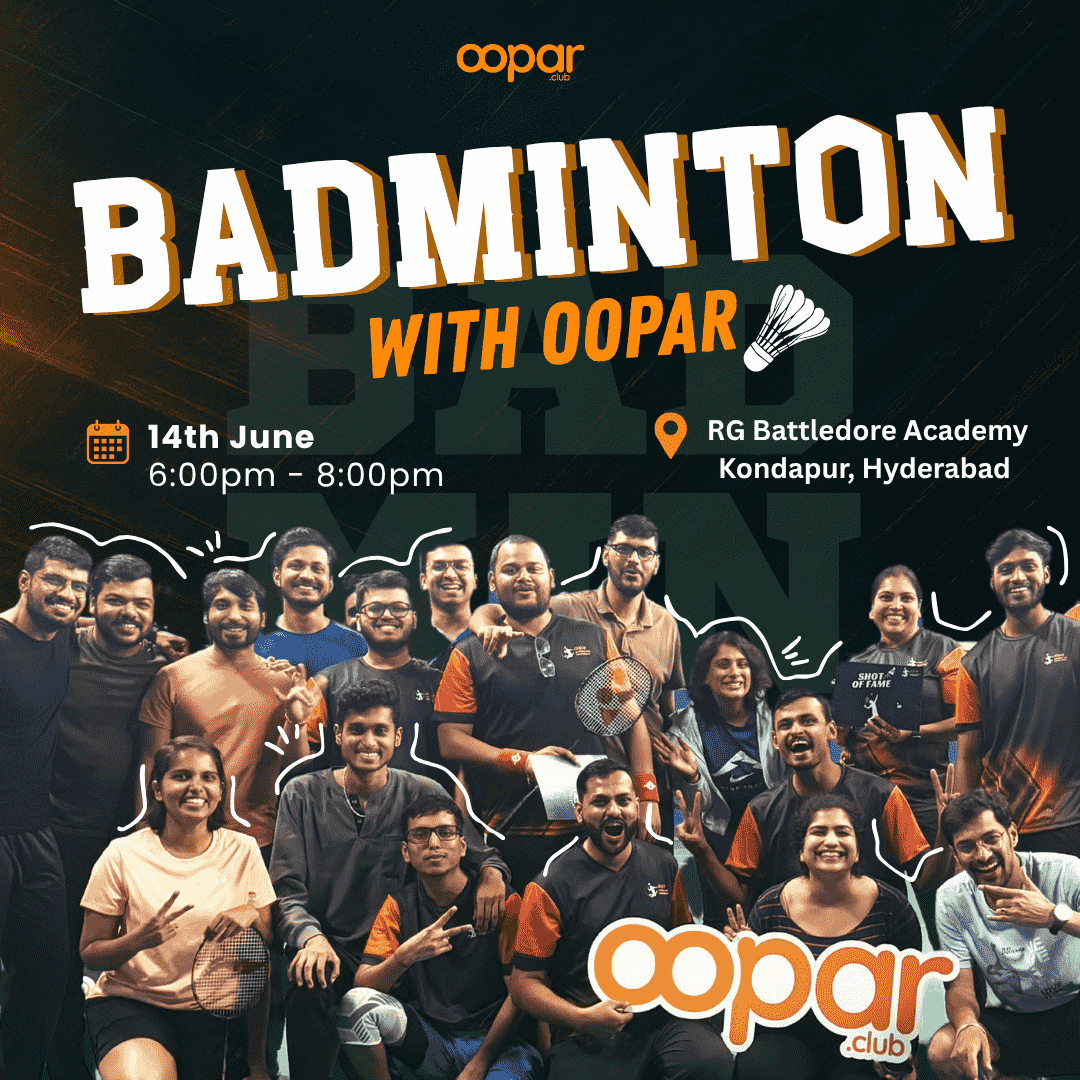 Badminton with Oopar - Kondapur