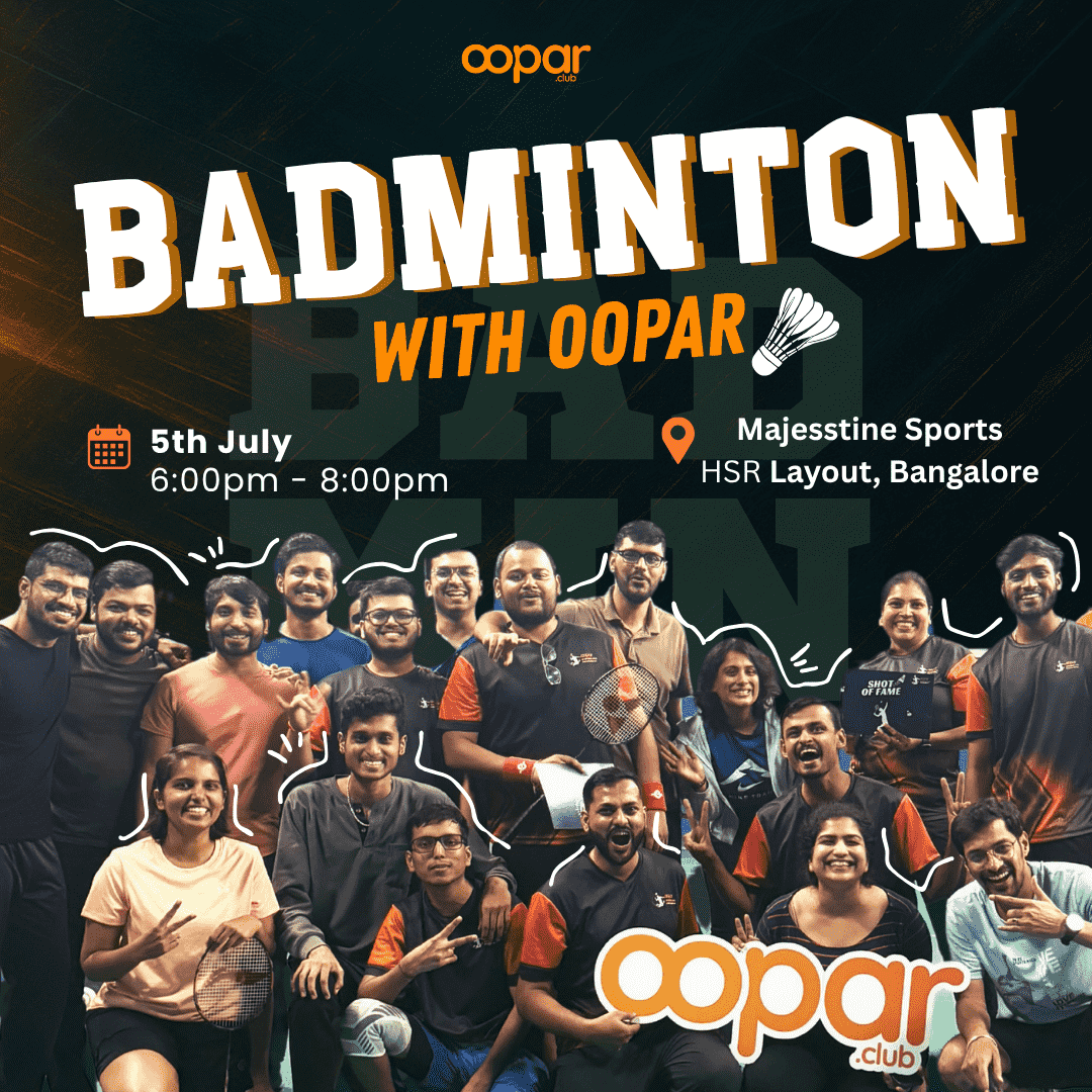Badminton with Oopar - HSR Layout