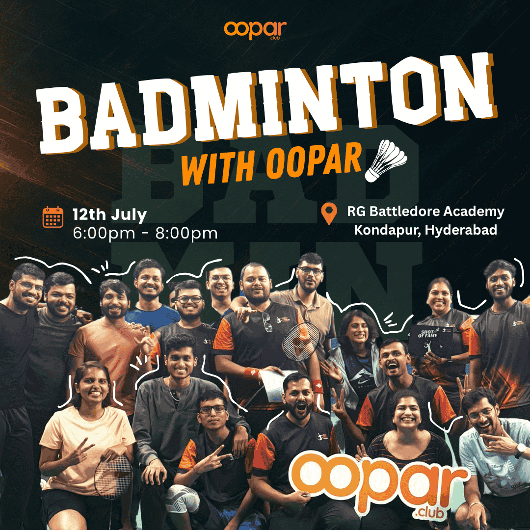 Badminton with Oopar - Kondapur