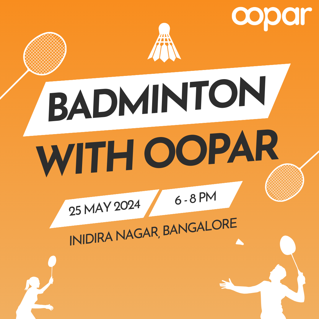 Badminton with Oopar - Bangalore